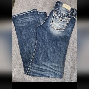 Miss Me Dark Blue Boot Cut Jeans Size 26*32
